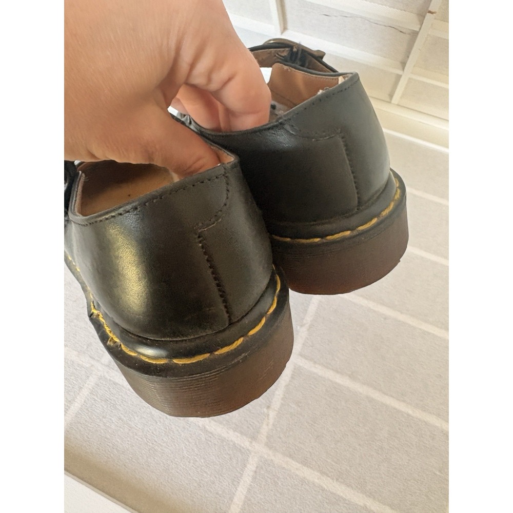 Dr. Martens Single-Strap Mary Jane UK Black Leather - VTG MIE - Picture 10 of 12